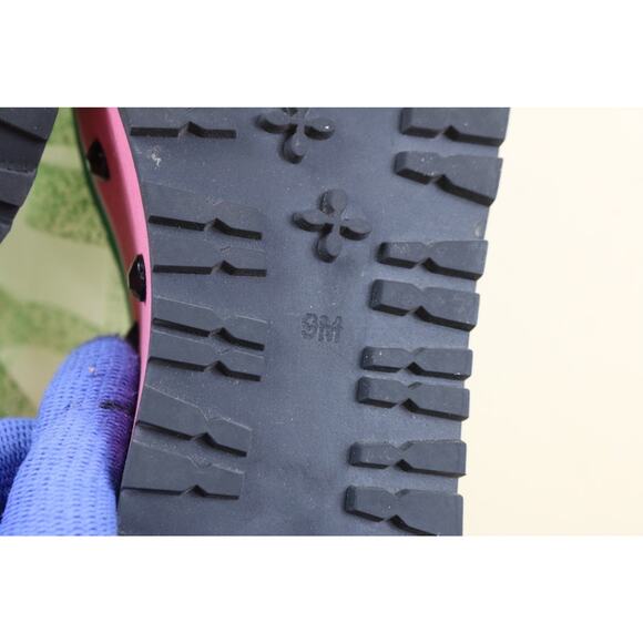 Sugar Thrillz Platform Jelly Shoes 9M WaterMelon Buckle 4.5" Slip Pon Jeweled - Picture 9 of 14